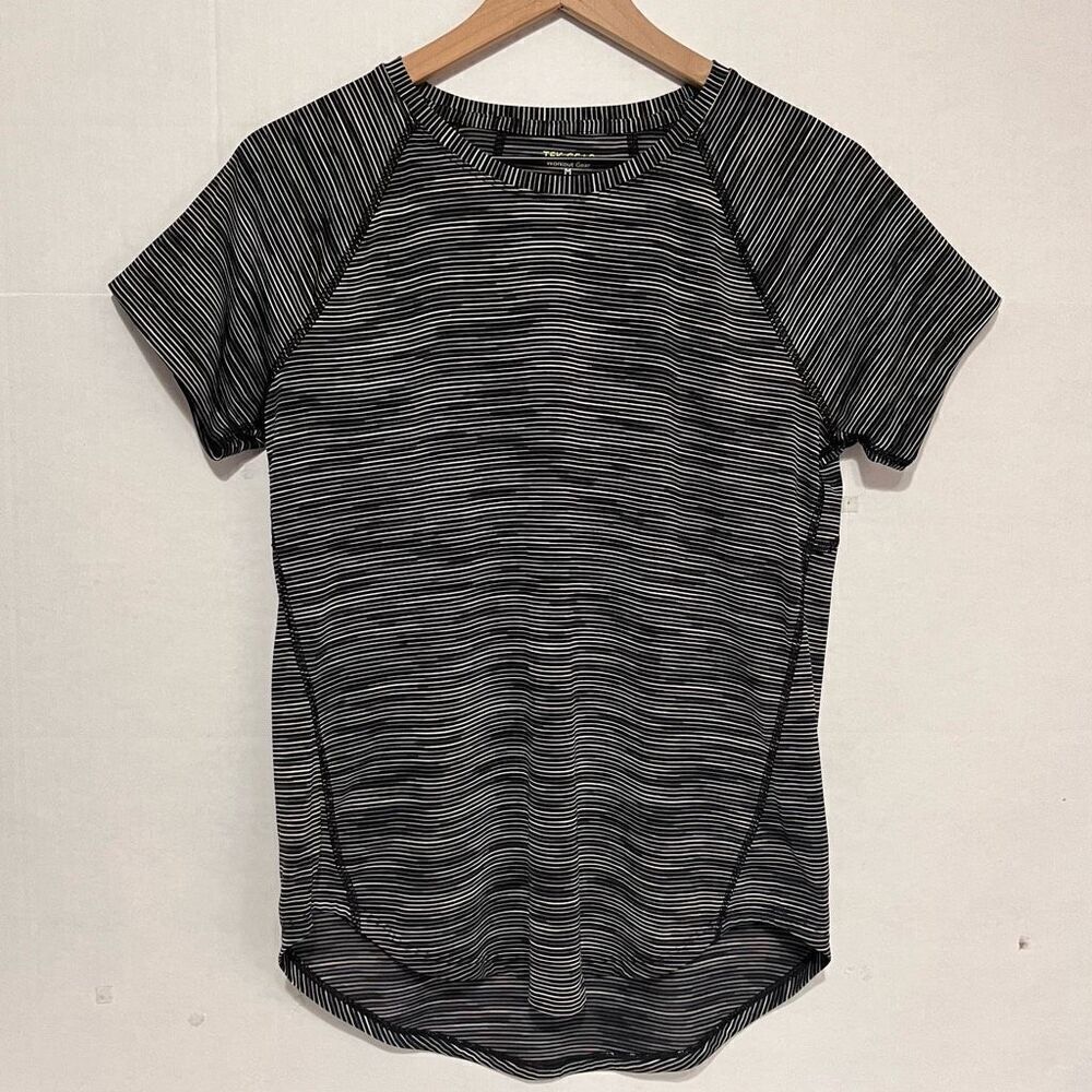 Tek Gear Black And White Short Sleeve Top   Sz M